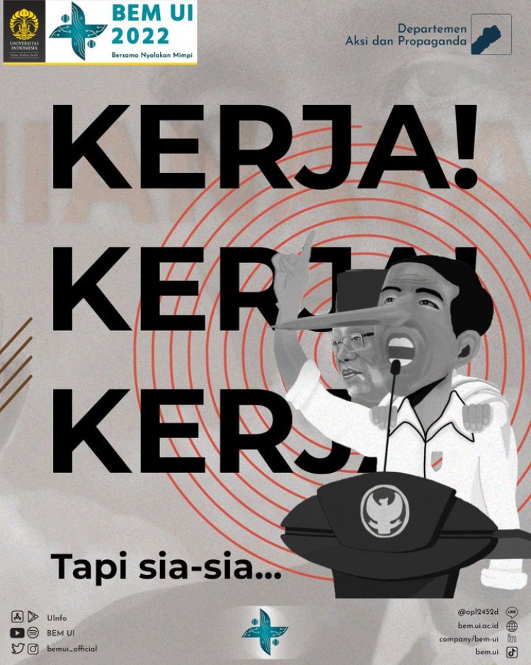 IM57+ Sindir Jokowi: Kerja, Kerja, Kerja, Indeks Korupsi Anjlok