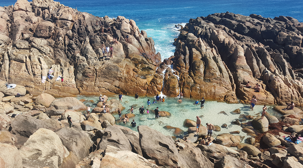Spa Alami Sambil Lihat Samudera Hindia di Wyadup Bay