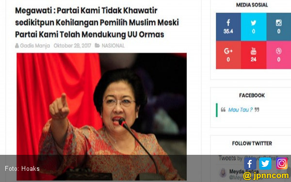Tega Banget ya, Benturkan Bu Mega dengan Umat Muslim