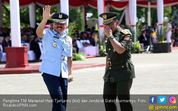 Hadi Tjahjanto Semringah, Gatot Nurmantyo Berkaca-kaca