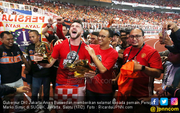 Alex Dianiaya saat Papasan dengan Konvoi Jakmania di Jaksel