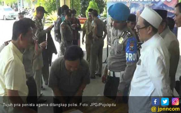7 Pemuda Penantang Tuhan Ditangkap Polisi