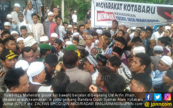 Kronologis Yusril Diadang Massa, Arifin Ilham Turun Tangan