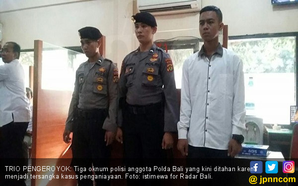Keroyok Mahasiswa di Indekos, Trio Polisi Kini Dikerangkeng