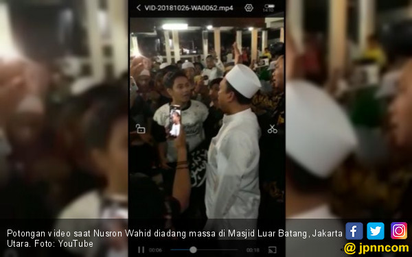 Nusron Wahid Diadang saat Mau Salat di Masjid Luar Batang