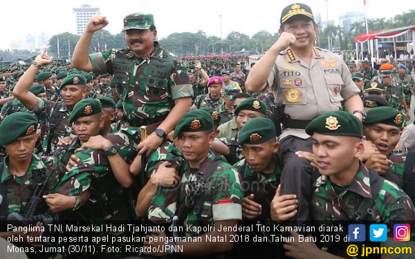 Kapolri Kaget Panglima TNI Kerahkan 43 Ribu Tentara di Monas