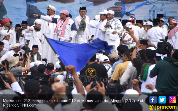 Panitia Reuni 212 Klaim Peserta 8 Juta, Polri: Cuma 40 Ribu