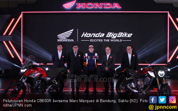 Marquez Iringi Peluncuran Honda CB650R, Harga Rp 265 Juta