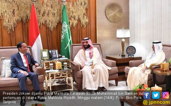 Muhammad bin Salman Sebut Indonesia Beruntung Punya Pemimpin Jelas dan Maju
