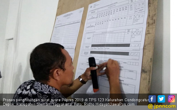 Alamak, Suara Prabowo - Sandi di TPS Amien Rais Cuma Sebegini