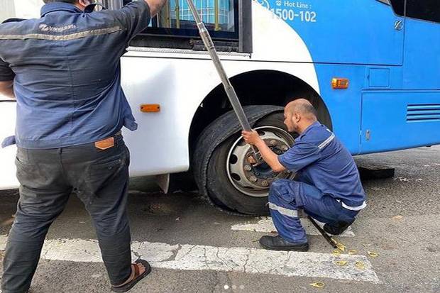 PT Transjakarta Tegaskan Tidak Pernah Gunakan Ban Vulkanisir