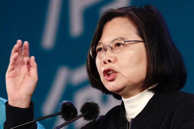 150 Jet Tempur PLA Serbu Taiwan, Presiden Tsai: China Rusak Perdamaian
