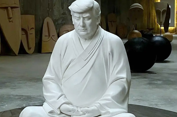 Membuat Perusahaan Anda Hebat Lagi, Patung Trump Buddha Booming di China