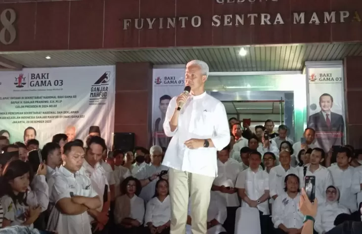 Ganjar Minta Baki Gama 03 Kawal Demokrasi & Dampingi Rakyat yg Terbungkam