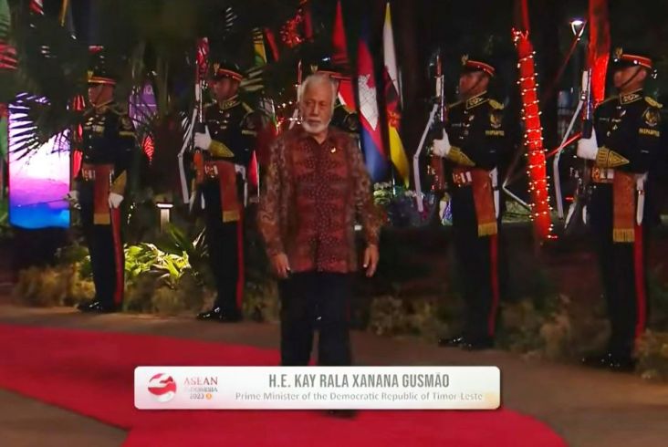 Momen Xanana Gusmao Lewati Sesi Foto dengan Jokowi di Gala Dinner KTT ASEAN