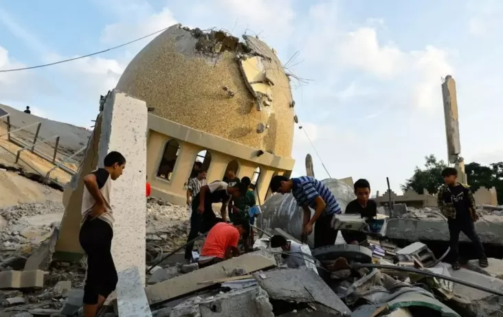 2 Pekan Perang Gaza, Israel Hancurkan 26 Masjid