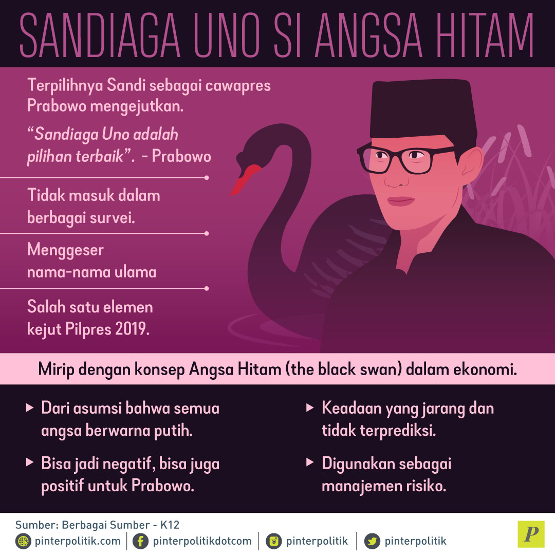 Sandiaga Uno, Si Angsa Hitam