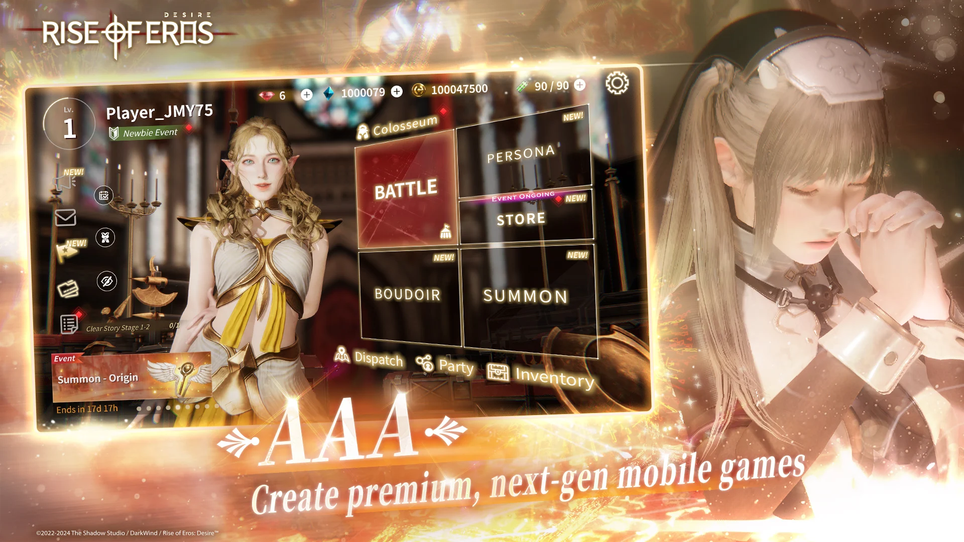 Siap Mainkan Rise of Eros: Desire? RPG Cantik dengan Gadis Seksi!