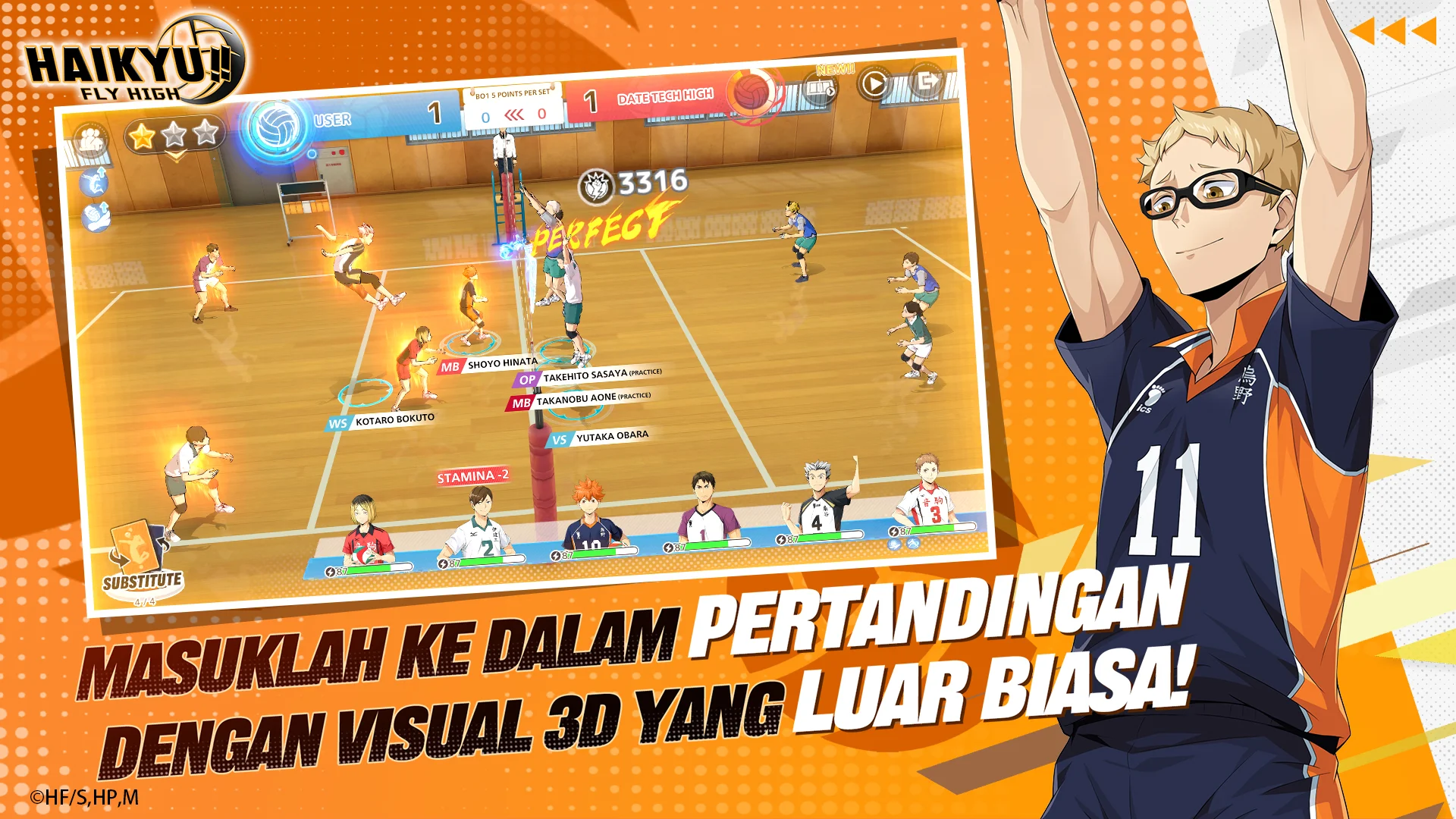 HAIKYU!! FLY HIGH Buka Pra-Regis - Smash Tim Voli Impian Lo Sekarang!