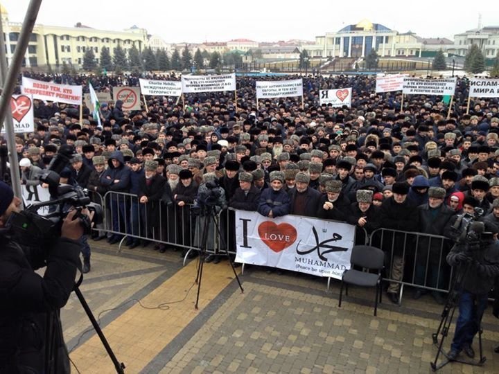 Rusia - Kaukasus Utara: Lebih 20.000 Orang Protes Penodaan Nabi Muhammad
