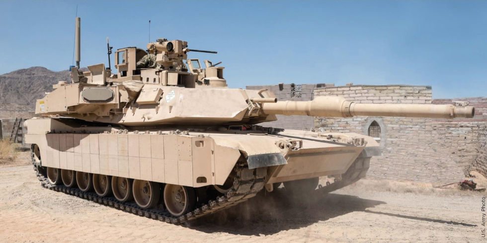 Penampakan M1A2 Abrams MBT Dengan Trophy APS