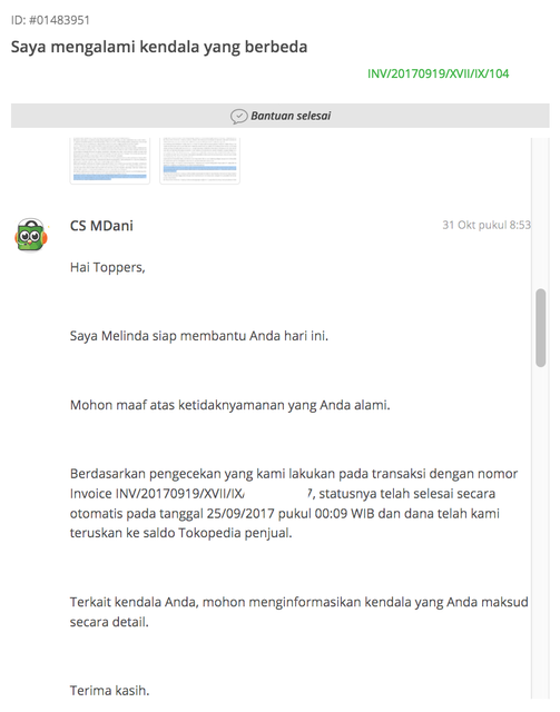 HATI-HATI TOKOPEDIA tidak mengikuti Syarat Ketentuan sendiri, SELLER DIRUGIKAN!!