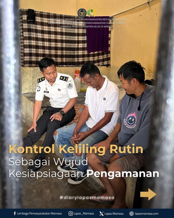 Kontrol Keliling Rutin Sebagai Wujud Kesiapsiagaan Pengamanan