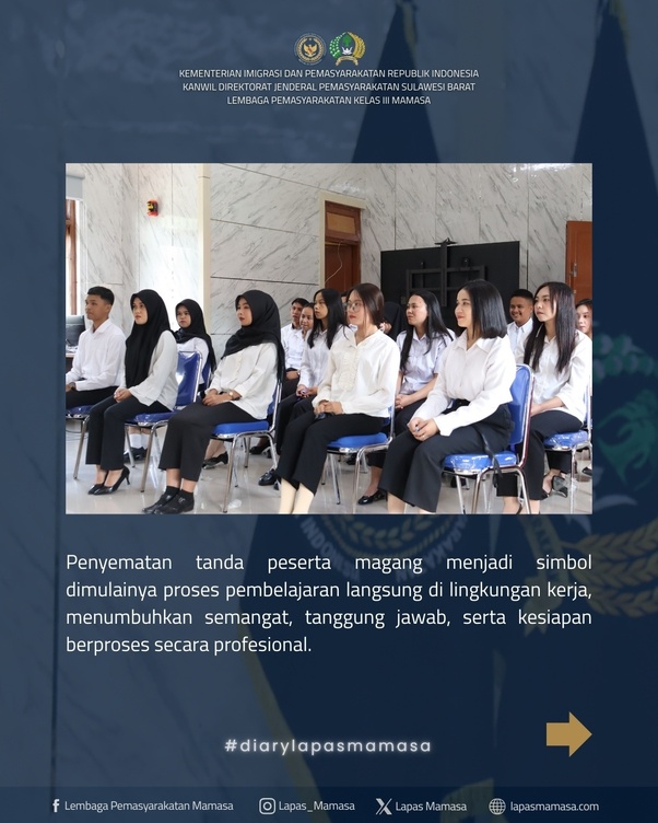 Resmi Disematkan, Peserta Magang Siap Berproses Profesional Penuh