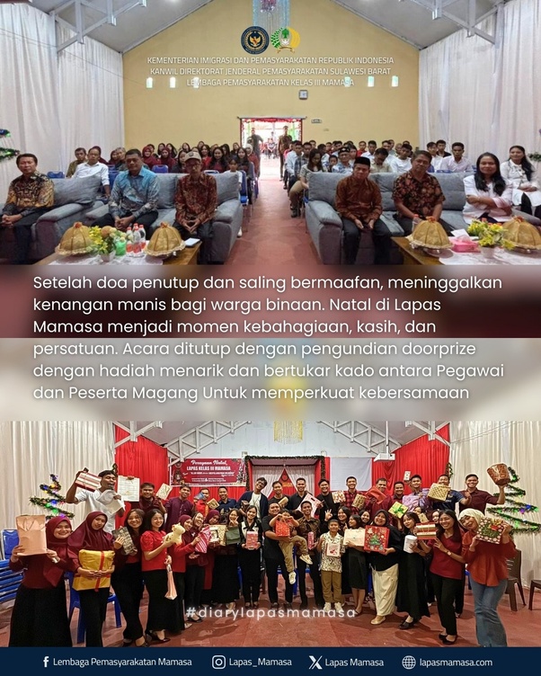 Perayaan Natal Penuh Makna, Menjalin Kasih dalam Kebersamaan