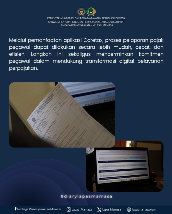 Pelaporan Pajak Pegawai Melalui Sistem Pelaporan Pajak Digital Coretax