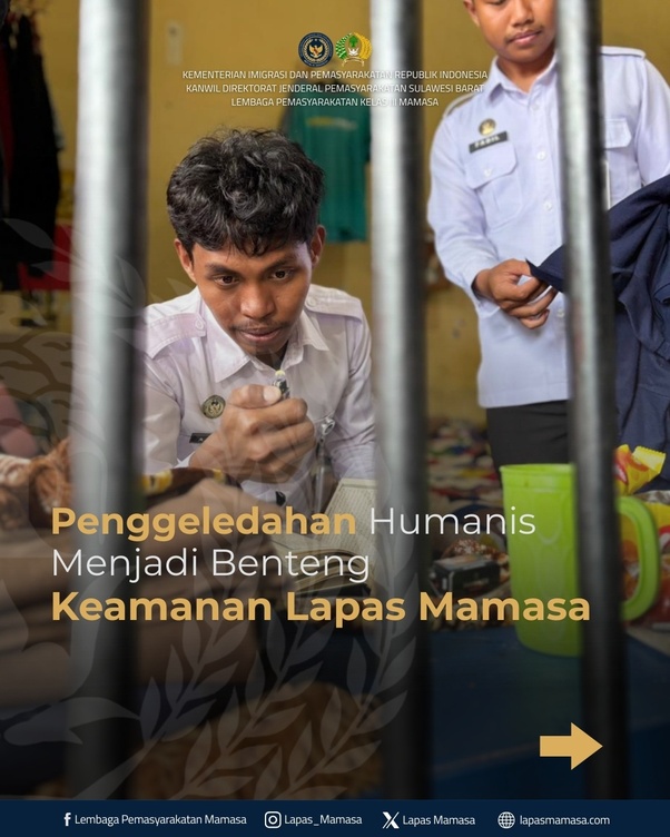 Penggeledahan Humanis Menjadi Benteng Keamanan Lapas Mamasa