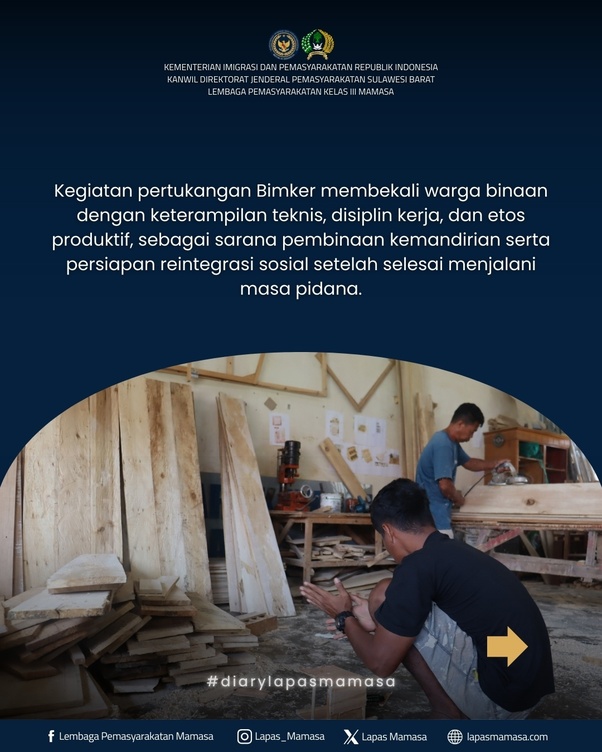 Pertukangan Bimker, Langkah Menuju Kemandirian