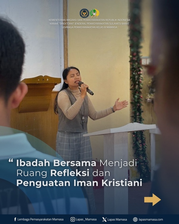 Ibadah Bersama Menjadi Ruang Refleksi dan Penguatan Iman Kristiani