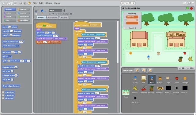 Scratch free programming language untuk usia dini