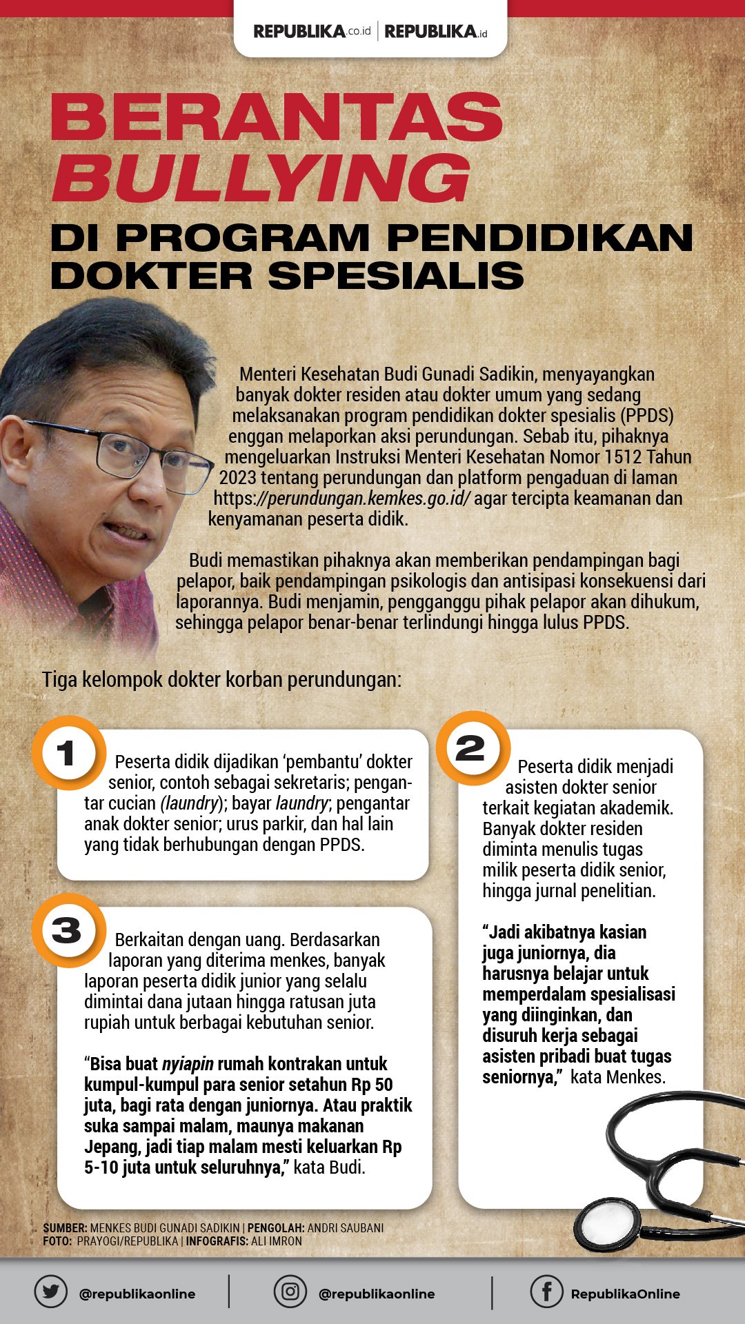 Dugaan Perundungan di PPDS Undip Diproses Hukum, Menkes: Biar Lgsg Dipidanakan Saja