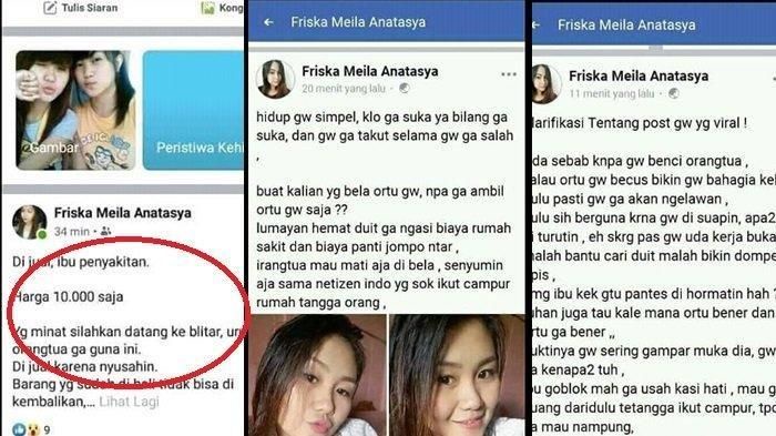 Viral! Gadis ini Ingin Jual Ibunya Seharga 10 ribu