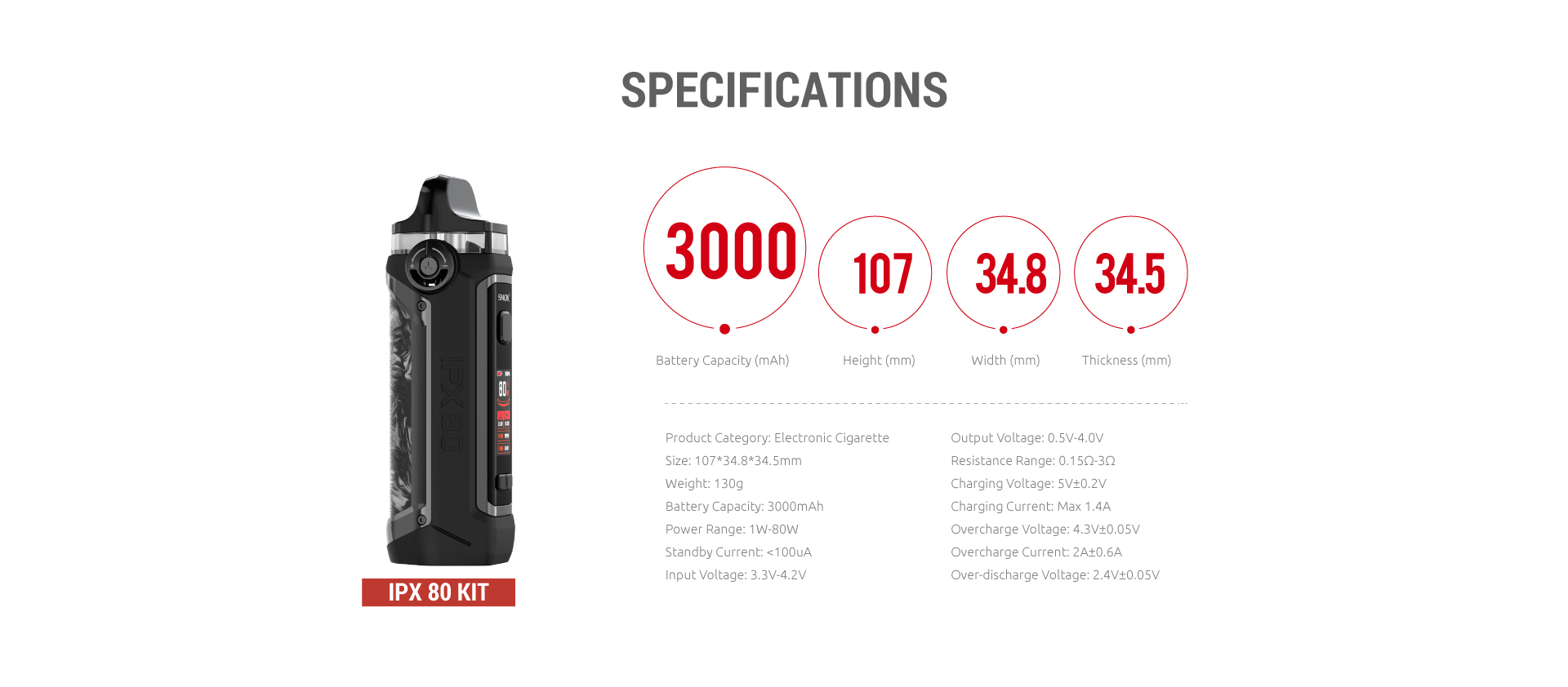 SMOK IPX80 - Aegis Series Killer 2021