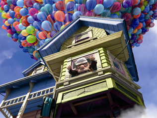 Flying House Di FILM &#039;UP&#039; (REAL)