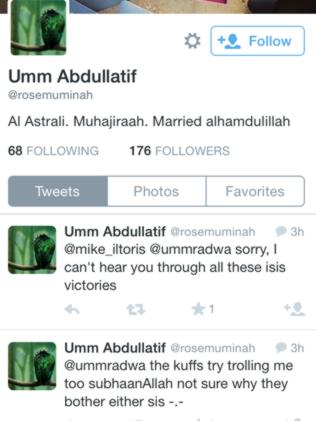 CACAD,Jihadi bride celebrates husband’s death