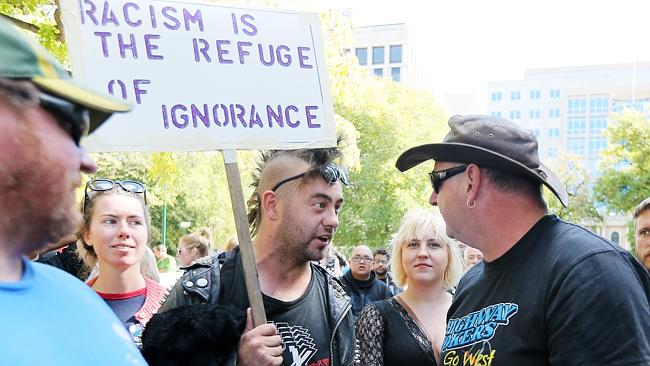 Sadar,Reclaim Australia and No Room for Racism rallies clash across Australia 