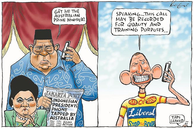 Karikatur Sby Disadap Pm Abbott Muncul Media Australia Kaskus Gambar