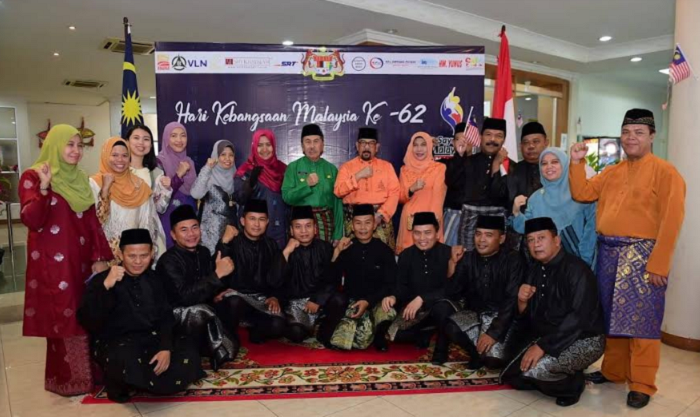 Gubernur Riau Hadiri Peringatan HARI KEBANGSAAN MALAYSIA ke-62 Di Pekanbaru