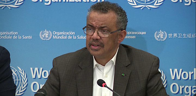 Tedros Minta Trump Pertimbangkan Lagi Pembekuan Dana WHO