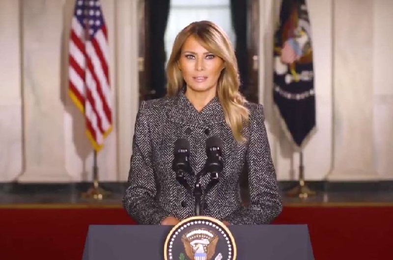 Melania Trump Ucapkan Salam Perpisahan Sebagai First Lady AS