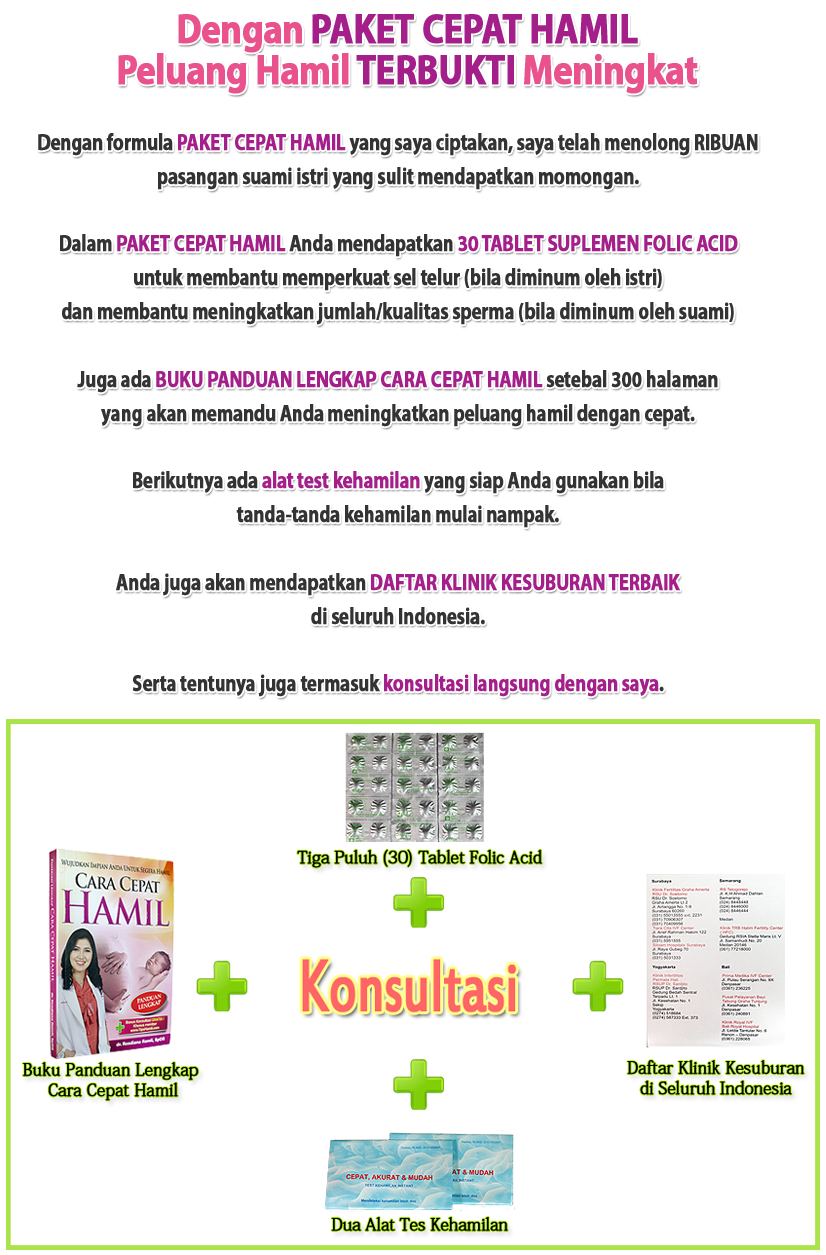Panduan Cara Cepat Hamil Sehat