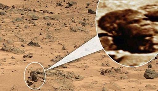 &#91;ANEH NIH GAN&#93; Ada Batu Berwajah Obama di Mars