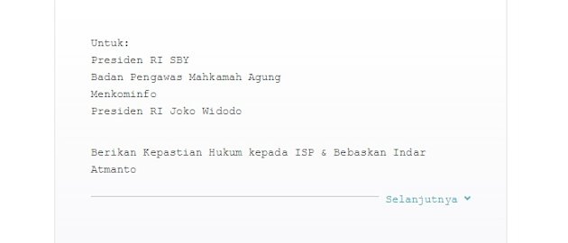Tandatangani petisi ini jika Anda tidak ingin internet Indonesia mati total