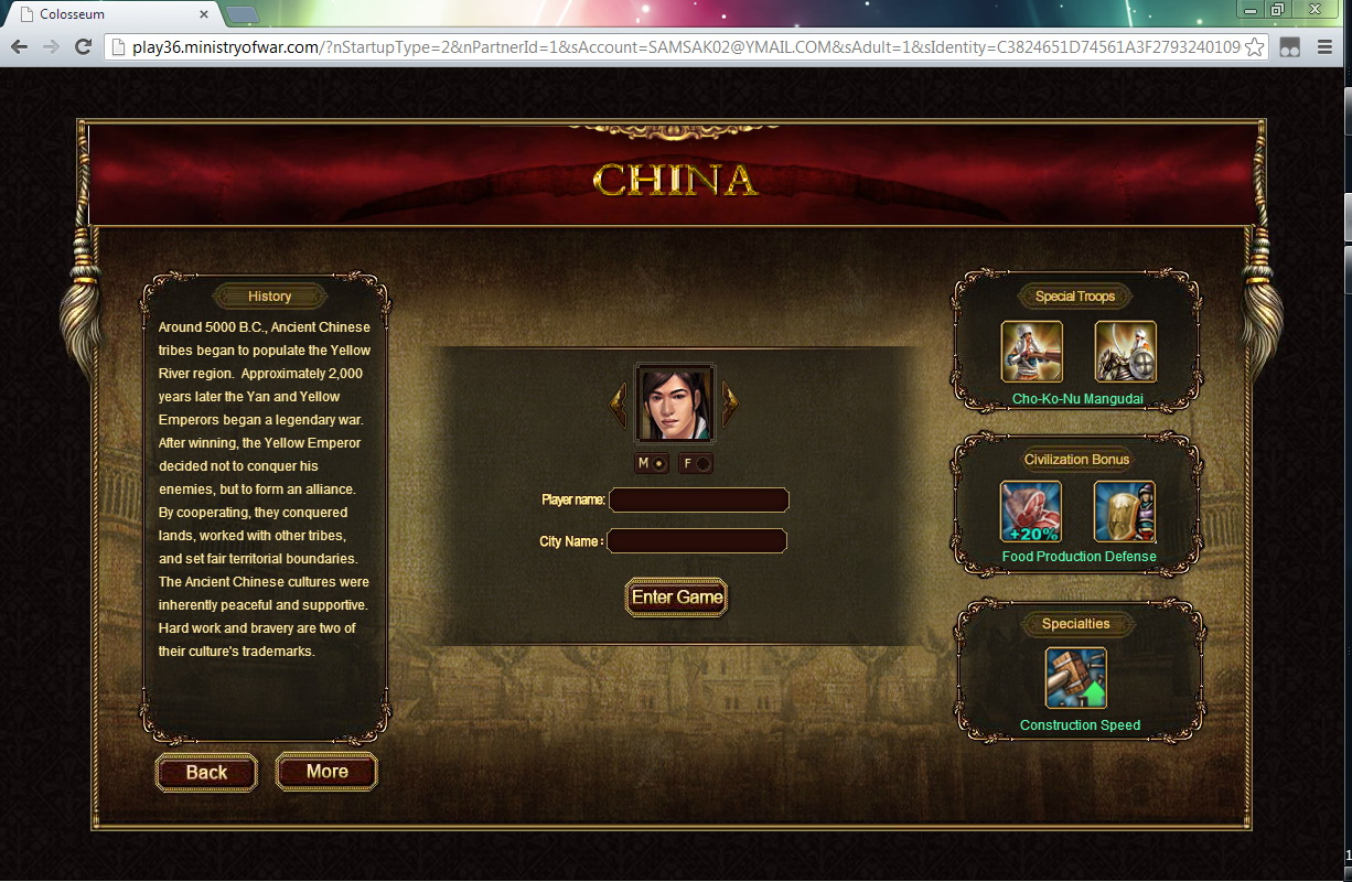Ministry of War - WebGame Perang 4 negara