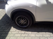 Velg Black Chrome Juke 17 tukar tambah dengan velg juke standard 17