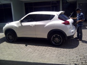 Velg Black Chrome Juke 17 tukar tambah dengan velg juke standard 17